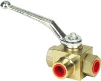 MHA BK3 Series 3-Way Diverter Ball Valve L Port