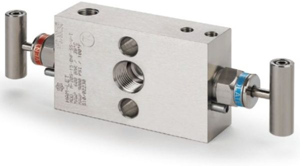 Ham-Let Astava 2 Way Direct Mount Manifold NPT Connections