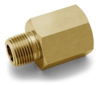 Ham-Let® brass Pipeline NPT to BSPP gauge adaptor 