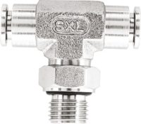 Vale® Stainless Steel Push-In male swivel branch tee