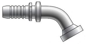 Gates GlobalSpiral™ SAE Flange 60° Swept Elbow Code 62