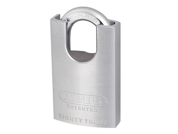 ABUS 83 Series Padlocks Chrome Plated closed shackle