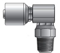 Gates MegaCrimp® Male NPT 90° Elbow Couplings