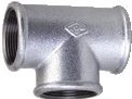 Vale® DIN standard galvanised female equal tee