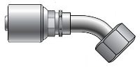 Gates MegaCrimp® Female SAE Flat Face 45° Couplings