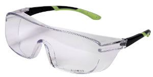 OVER-GLASSES SAFETY GOGGLES CLEAR LENS EN166 1F standard