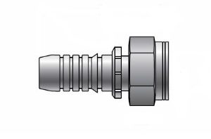 GlobalSpiral™ Female French Gaz 24° Swivel Coupling