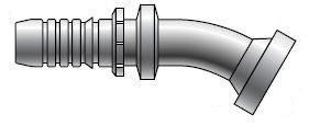 Gates GlobalSpiral™ SAE Flange 30° Swept Elbow Code 62