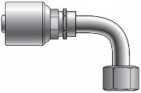 Gates MegaCrimp® Medium Drop Female SAE Flat Face 90° Couplings